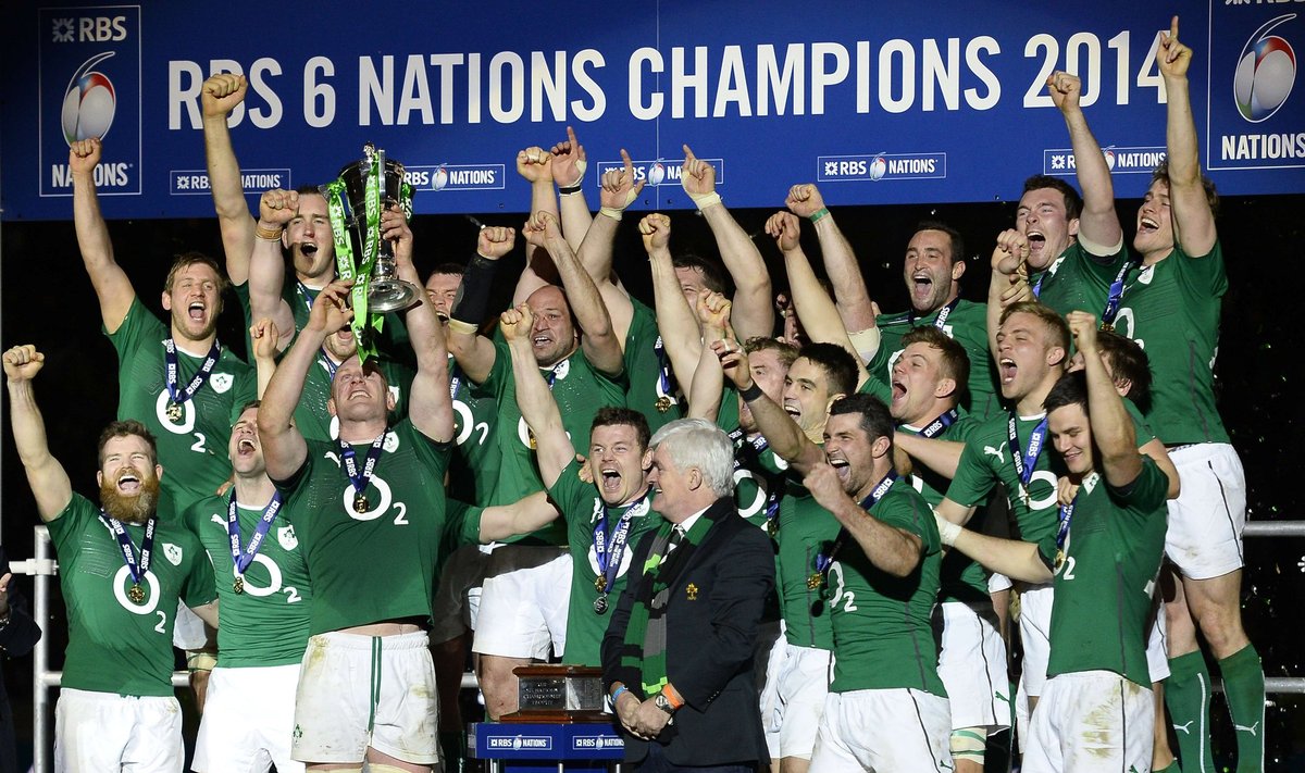 Airijos regbininkų triumfas “Šešių Nacijų taurėje“