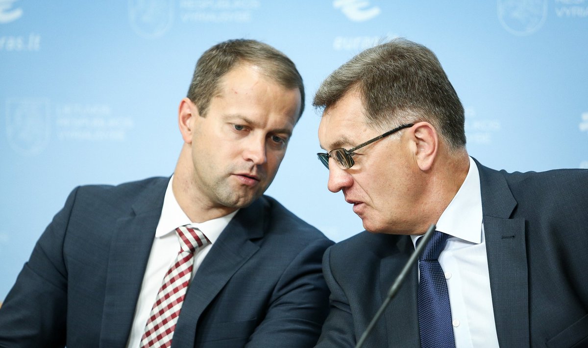 Dalius Misiūnas and Prime Minister Algirdas Butkevičius