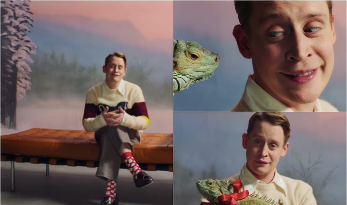 Macaulay Culkinas „Happy Socks“ reklamoje
