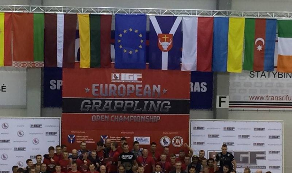Europos graplingo čempionato dalyviai