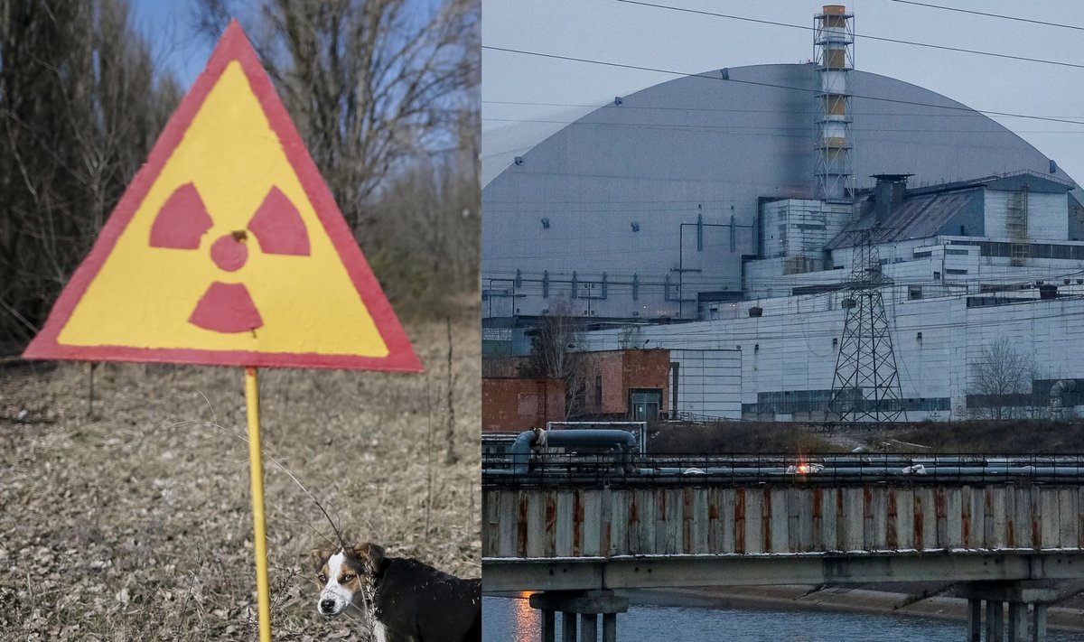 Černobilyje fiksuojamas padidėjęs radiacinis fonas