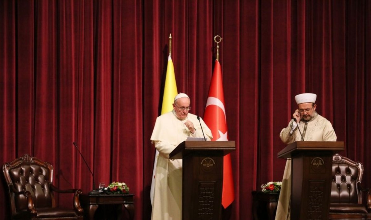 Popiežius Pranciškus Turkijoje