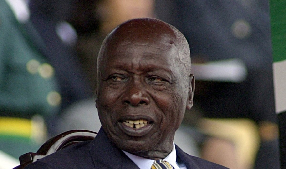 Mirė Kenijos autoritarinis eksprezidentas Danielis Arapas Moi