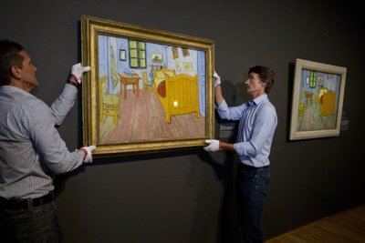 V. van Gogho paveikslas „Miegamasis“ Amsterdamo muziejuje