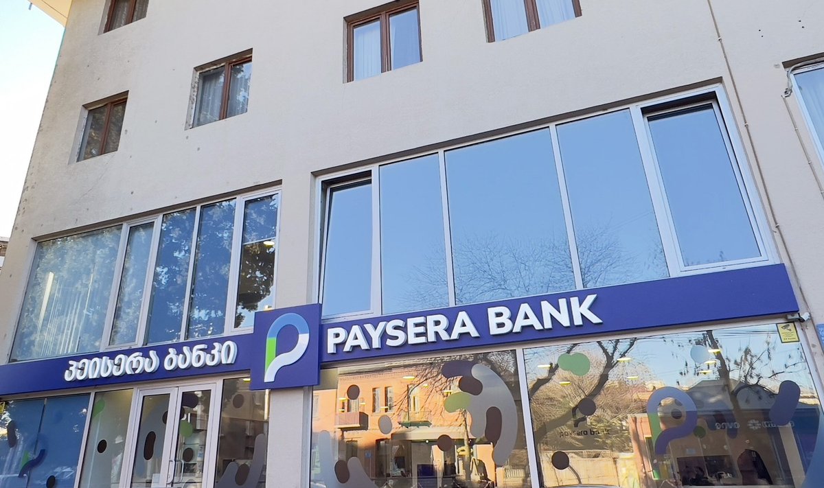 Sakartvele pradėjo veikti pirmasis „Paysera“ banko skyrius