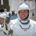 JAV astronautai įžengė į Tarptautinę kosminę stotį ir susitiko su kolegomis