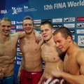 Lietuvos vyrų kvartetas šalies rekordą pagerino beveik 10 sekundžių!