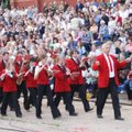 Plungės miesto šventės metu - Žemaitijos regiono dainų šventė ir XIII-asis respublikinis pučiamųjų instrumentų orkestrų festivalis
