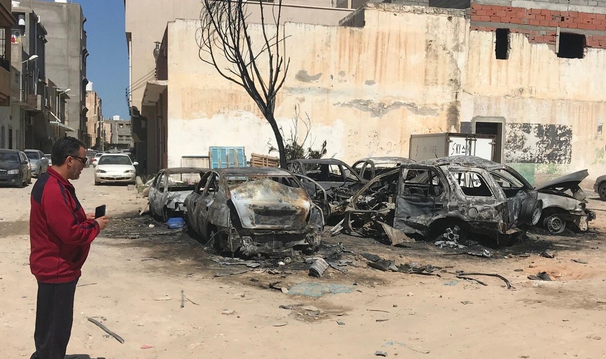 Per Tripolio apšaudymą žuvo mažiausiai šeši žmonės
