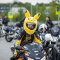 В Вильнюсе открыт сезон мотоциклистов: на улицы выехали сотни энтузиастов