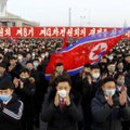 Šiaurės Korėjoje – masinė politinio paklusnumo demonstracija