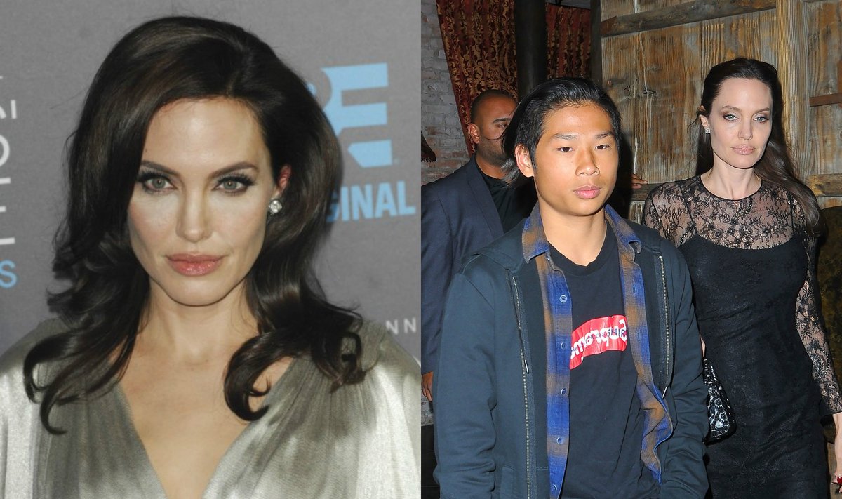 Angelina Jolie su sūnumi