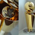Karaliaus Mindaugo taurė – 24 karatų aukso meno kūrinys, primenantis NBA trofėjų