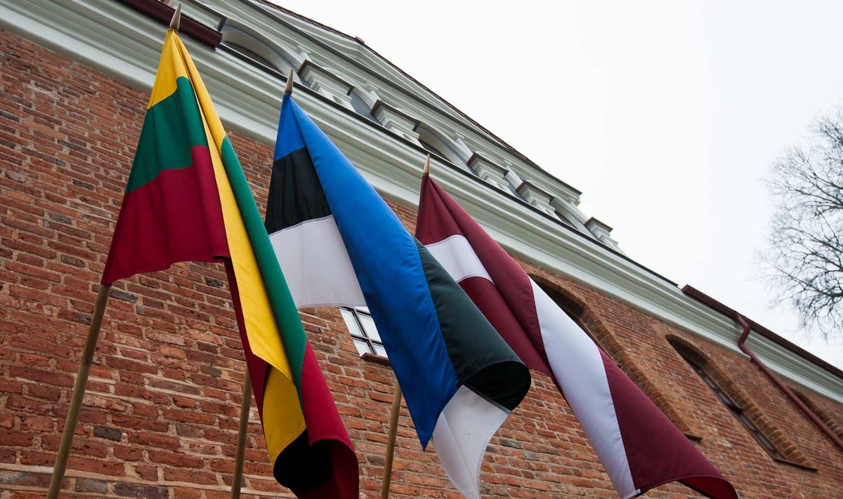 Baltic states' flags