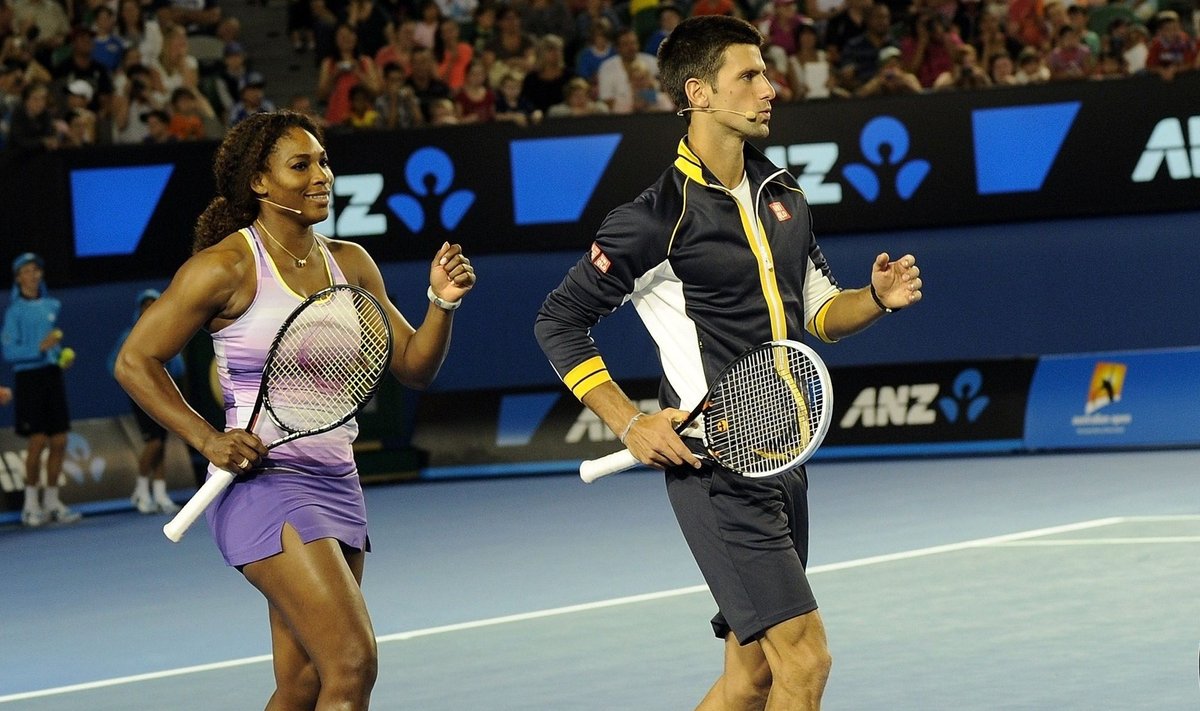 Serena Williams ir Novakas Djokovičius