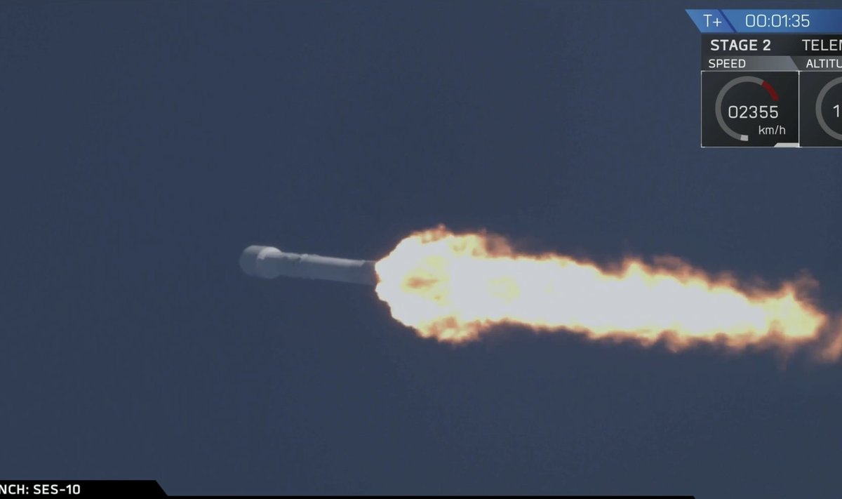 kyla Space X raketa Falcon 9