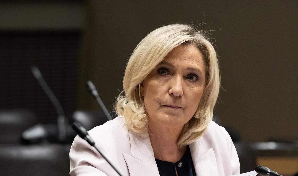 Prancūzijos dešiniųjų lyderė Marine Le Pen
