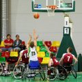 Tarptautiniame krepšinio vežimėliuose turnyre Anykščiuose lietuviai kovos dėl trečios vietos