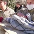 Chatajaus mieste iš griuvėsių ištrauktas kūdikis