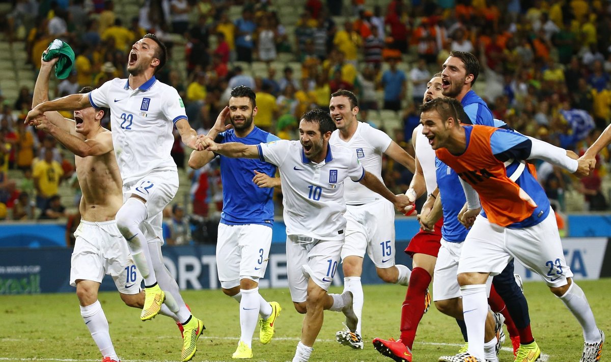 Graikijos futbolininkų triumfas