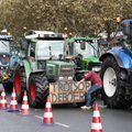 Olandų ūkininkai protestuoja prieš valdžios pastangas mažinti azoto taršą