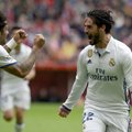 Atsilikinėjusi Madrido „Real“ ekipa vos išplėšė pergalę prieš lygos autsaiderius