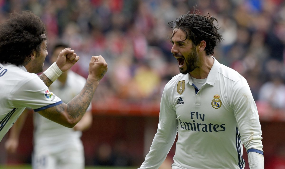 Madrido „Real“ saugas Isco pelnė du įvarčius 