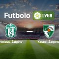 Lietuvos futbolo A lyga: Vilniaus „Žalgiris“ — FK „Kauno Žalgiris“