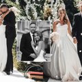 Vaida Skaisgirė pasidalijo Italijoje vykusių vestuvių ceremonijos kadrais: nuotraukose – jautrios akimirkos ir įspūdinga šventės vieta