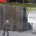 ВИДЕО: облившая краской фрагмент монумента "Холм свободы" женщина попалась