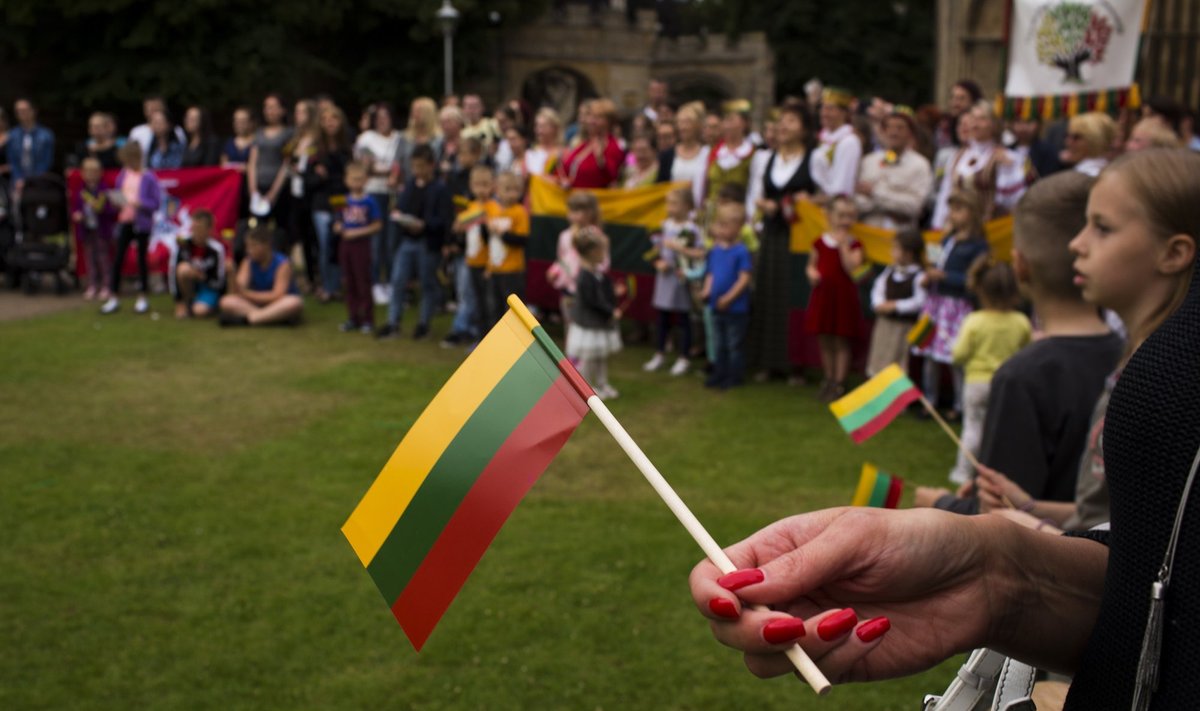 Lithuanians gathering in Peterborough, UK