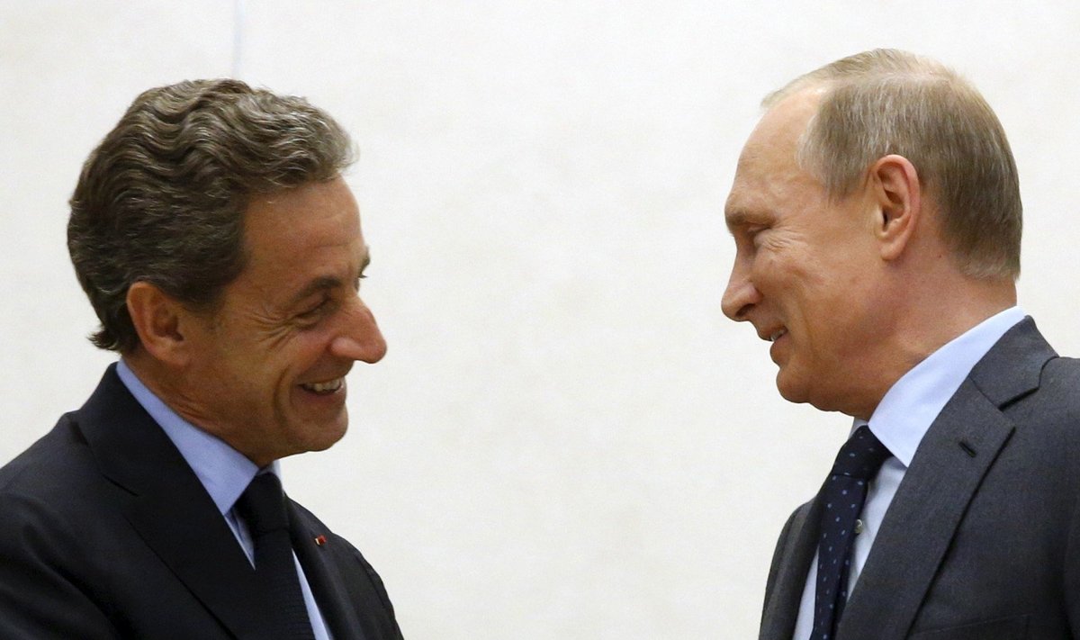 N. Sarkozy ir V. Putinas