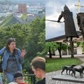 Ekskursijas Vilniuje vedanti gidė: kibome beveik prie visų paminklų, tik skirtas skalikams visiems tiko
