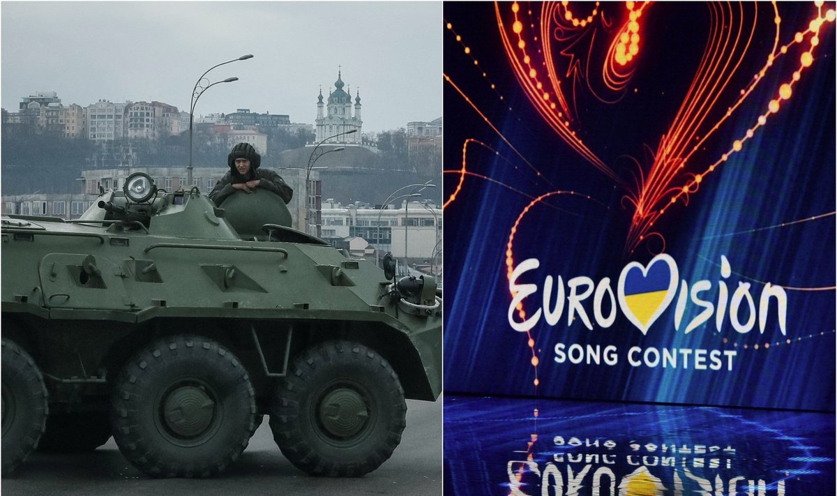 Rusijos karas Ukrainoje, Eurovizijos logotipas / Foto: Scanpix, Vida Press