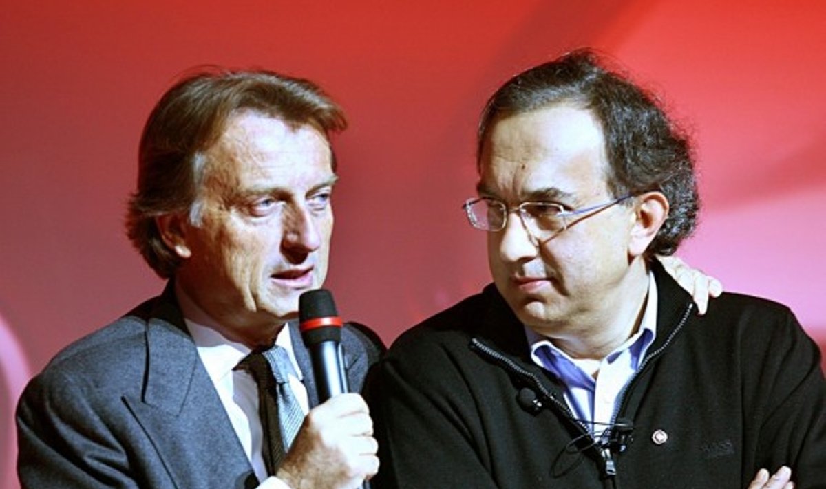 Sergio Marchionne (dešinėje)