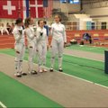 Šiaurės Šalių fechtavimo čempionate Lietuvos moterys iškovojo sidabrą