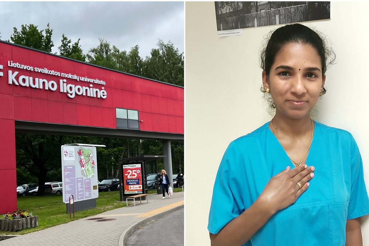 L’infermiera indiana dell’ospedale di Kaunas è affascinata dai suoi colleghi: li aiuterà sempre, sia nella sua attività professionale che nella vita personale.
