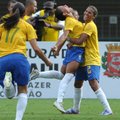 Moterų futbolo turnyro Brazilijoje finale - Danijos ir šeimininkių rinktinės