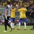 Olimpinių futbolo rinktinių kontroliniame mače brazilai namuose sutriuškino amerikiečius