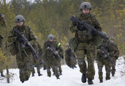 Estijos kariai pratybose