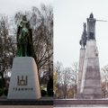 Гедиминас vs Гедымін: пророкоподобный Дарт Вейдер в Вильнюсе и коронованный всадник в Беларуси