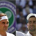 Vimbldone po neįtikėtino trilerio krito Federeris, į pusfinalį prasibrovė Džokovičius ir Nadalis