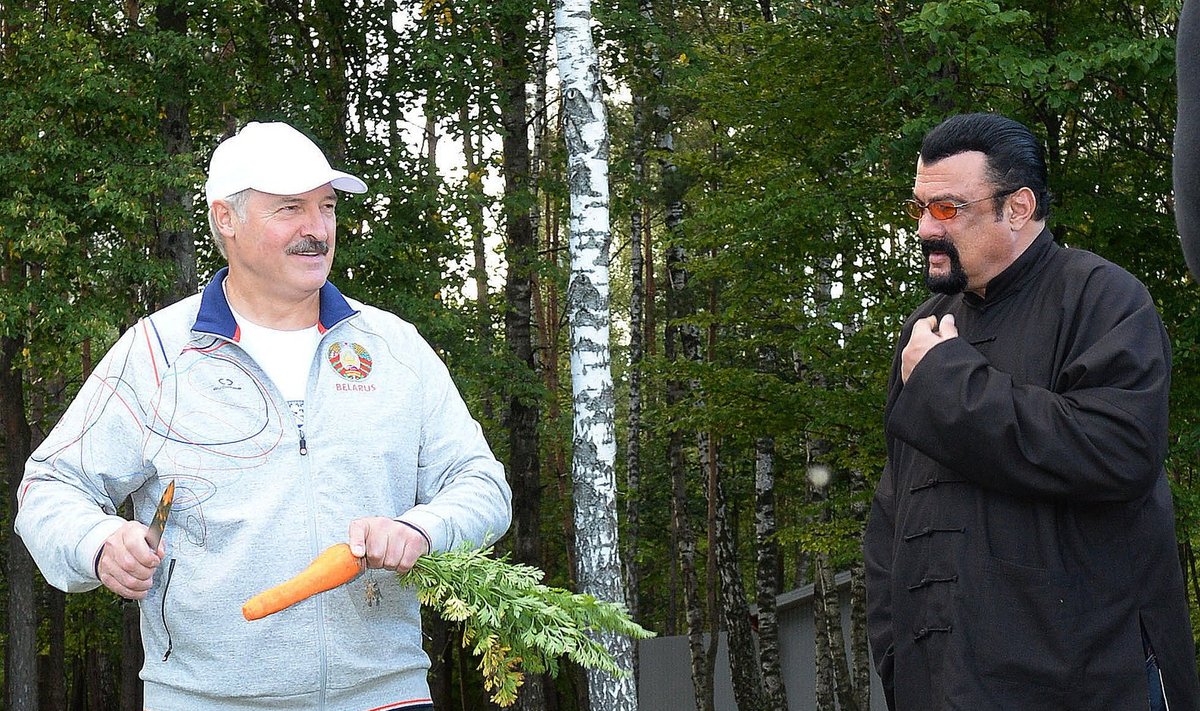 Aleksandras Lukašenka ir Stevenas Seagalas