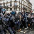 Teisių gynimo grupės smerkia nepagrįstus areštus per Paryžiaus demonstraciją
