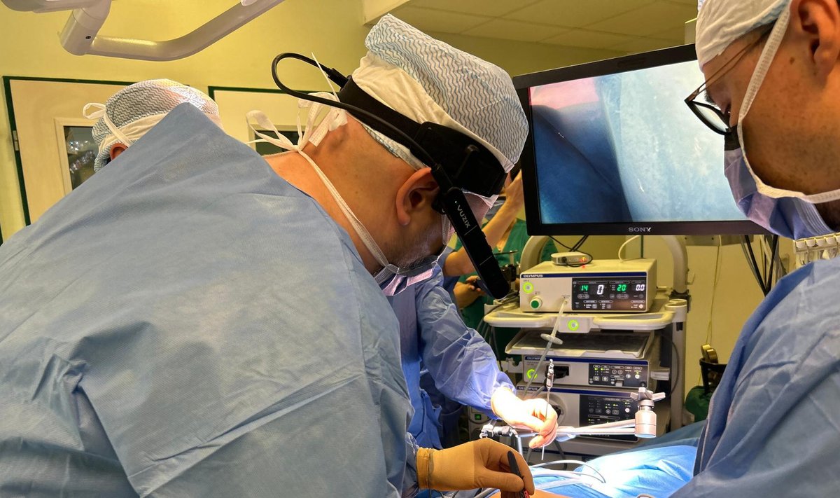 Telechirurginė operacija Santaros klinikose