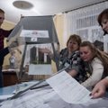 ES skyrė sankcijas už neteisėtus rinkimus separatistinėje Rytų Ukrainoje