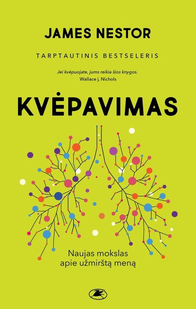 James Nestor knygos „Kvėpavimas“ viršelis