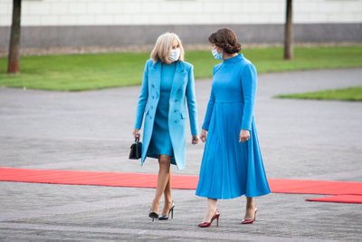 Brigitte Macron ir Diana Nausėdienė