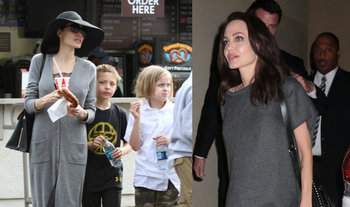 Angelina Jolie su vaikais