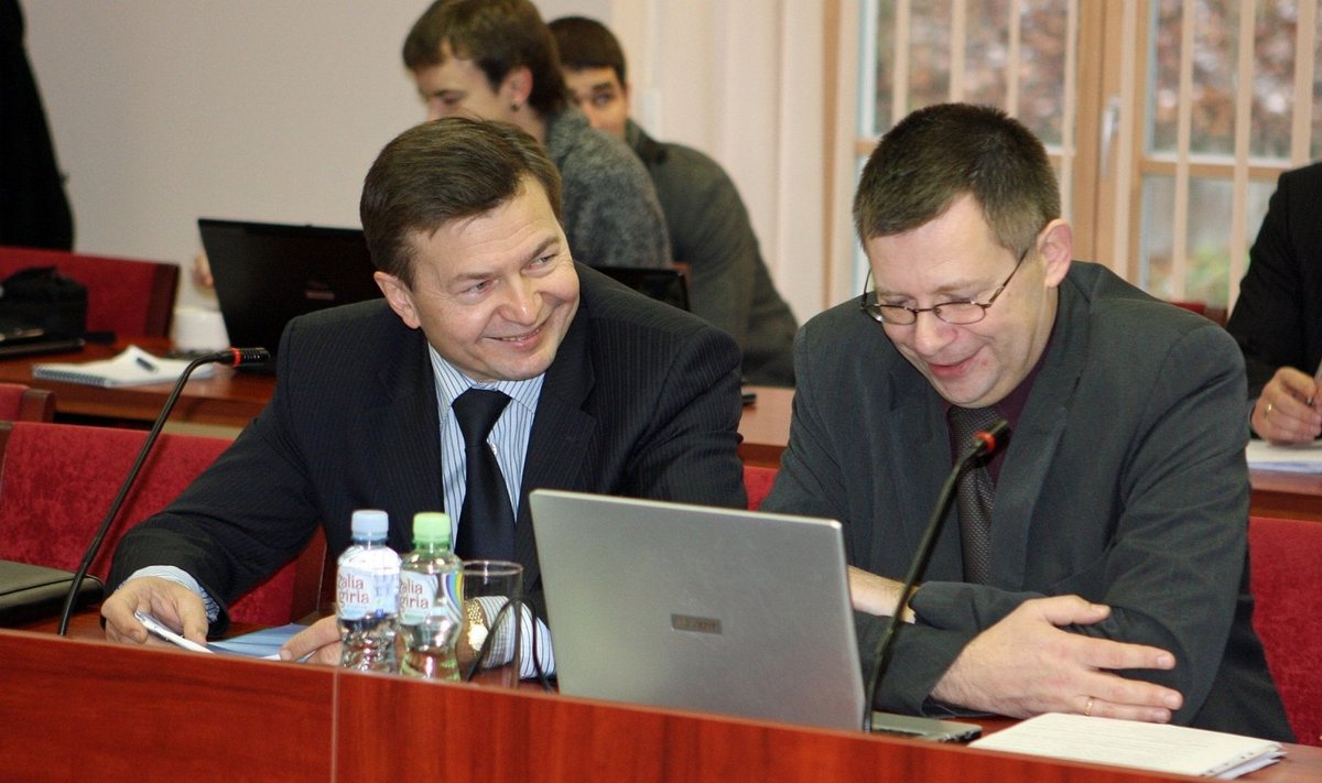 Gintaras Čekanauskas (kairėje) ir Gražvydas Poškus